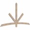 Ekena Millwork Alberta Smooth Timber Gable Bracket, Douglas Fir, 84"W x 45"H x 1 1/2"D x 3 1/2"F, 13/12 Pitch GBW084X45X0204ALB00SDF - alternate 2